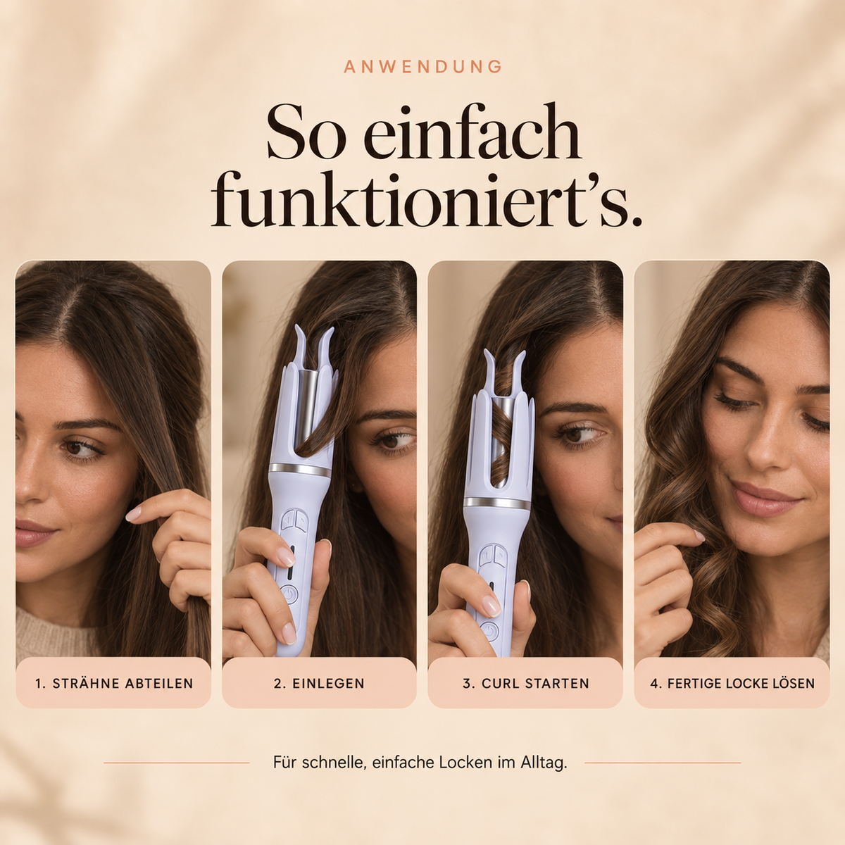 Velmera AutoCurl™ | Automatischer Lockenstyler
