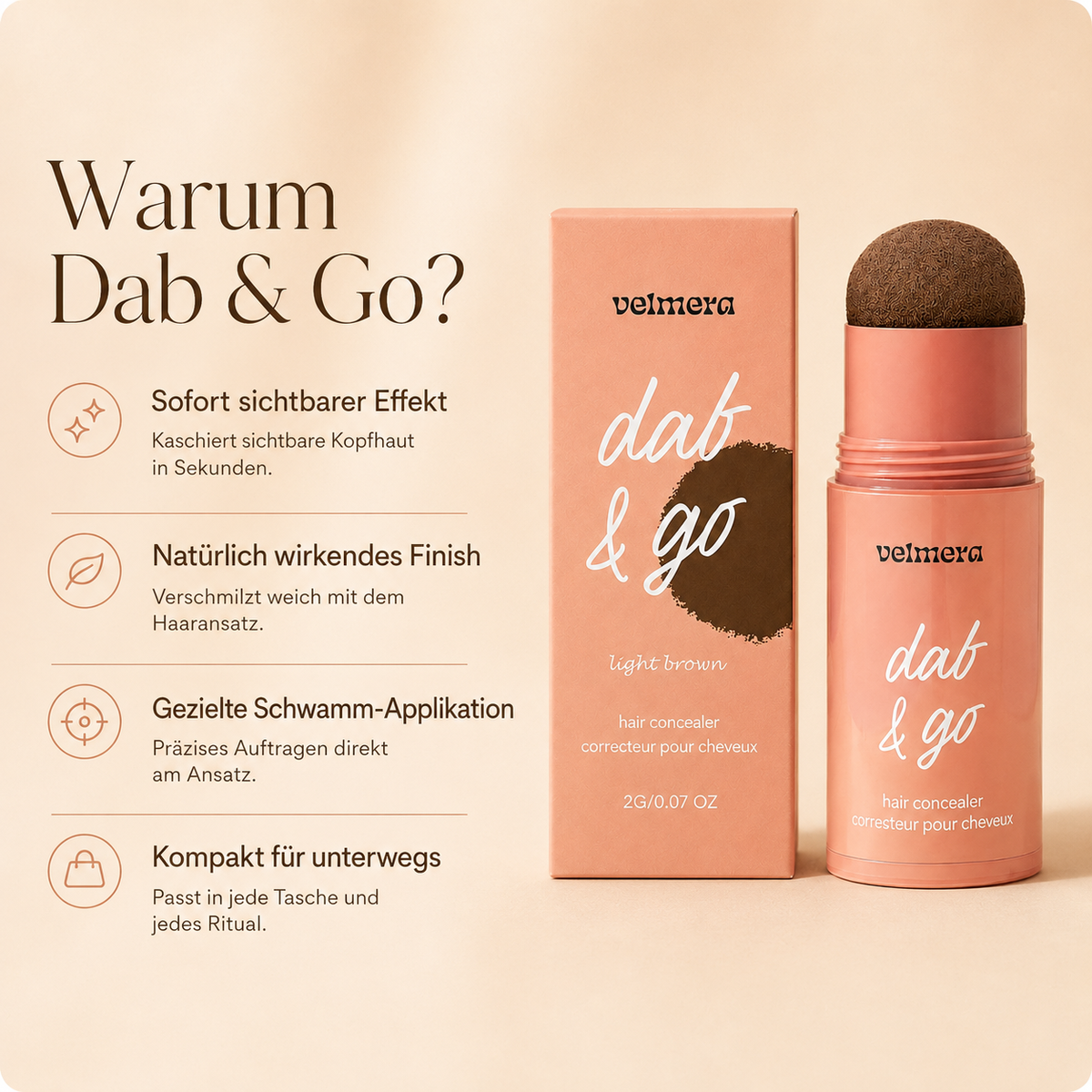 Velmera Instant Hair Concealer